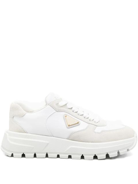 Prada logo-plaque sneakers - White - zdjęcie produktu nr 1