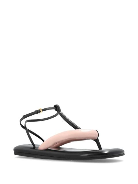 Givenchy Boudoir padded leather flip-flops - Black - zdjęcie produktu nr 2