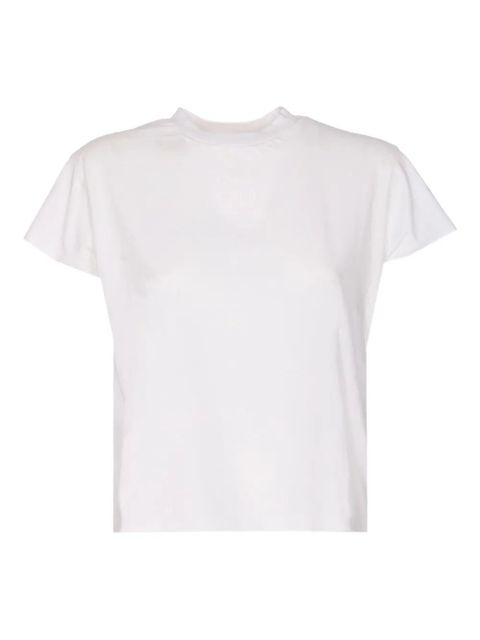 MM6 Maison Margiela embroidered crew-neck T-shirt - White - zdjęcie produktu nr 1