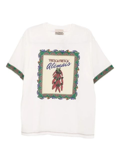 ALEMAIS Katerina Chilli T-shirt - White