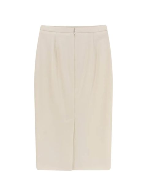 Max Mara back slit high-waisted skirt - Neutrals - zdjęcie produktu nr 2