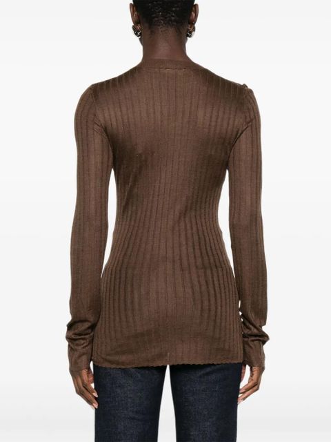 KHAITE Elm top - Brown