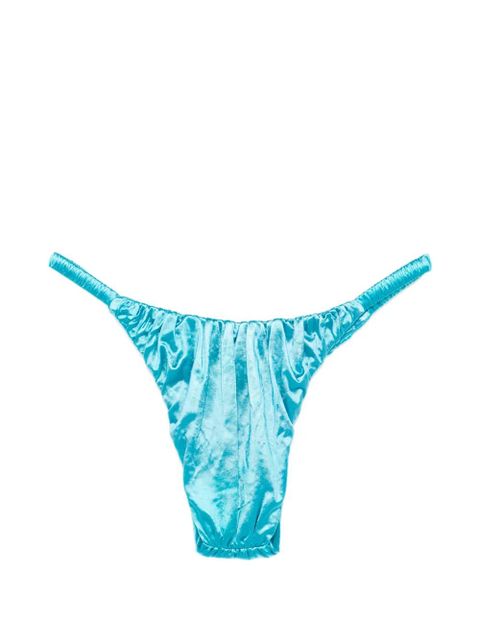 Isa Boulder scrunch bikini bottom - Blue - zdjęcie produktu nr 2