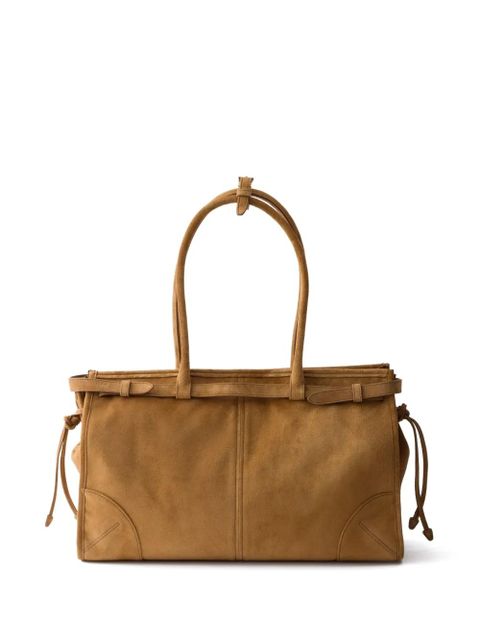 Prada large Bonnie tote bag - Brown - zdjęcie produktu nr 2