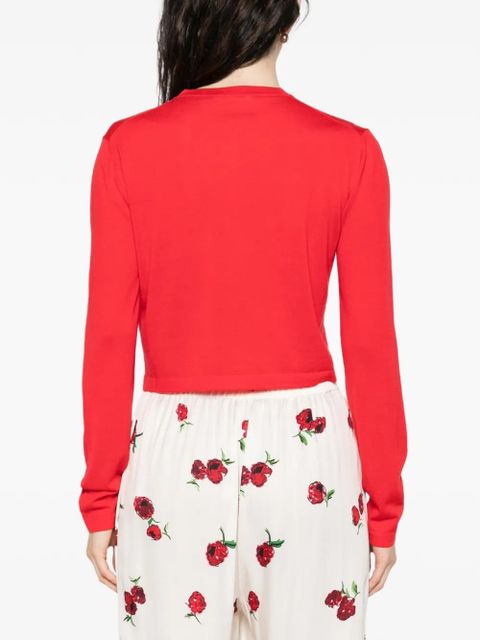 KHAITE Brieta cardigan - Red