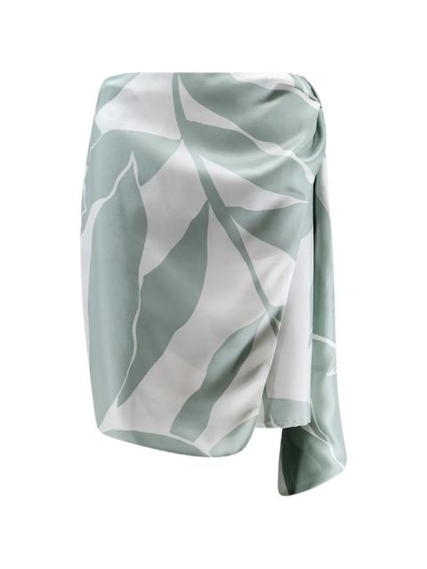 Max Mara floral-print skirt - Green - zdjęcie produktu nr 1