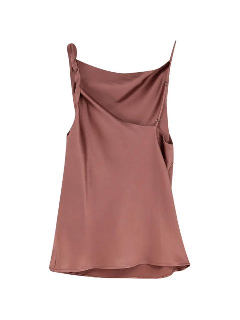 Alysi asymmetrical adjustable-strap top - Pink - zdjęcie produktu nr 2