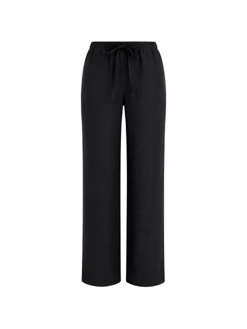 Reformation Olina drawstring linen trousers - Black - zdjęcie produktu nr 1