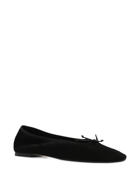 Aeyde bow-detail ballet flats - Black - zdjęcie produktu nr 2