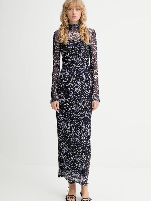 Karl Lagerfeld Jeans sukienka kolor czarny maxi dopasowana A4W13008 - zdjęcie produktu nr 1