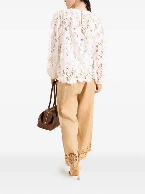 ZIMMERMANN Patience floral blouse - White