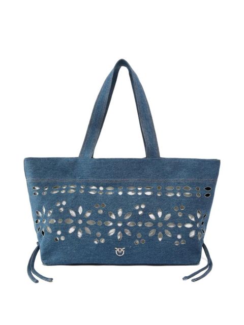 PINKO floral tote bag - Blue - zdjęcie produktu nr 2