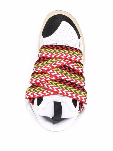 Lanvin Curb lace-up sneakers - White - zdjęcie produktu nr 2