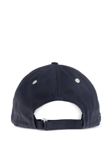 Moncler logo-patch cap hat - Blue - zdjęcie produktu nr 2