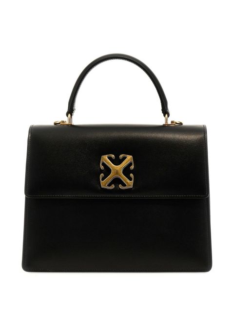 Off-White Jitney 2.8 leather tote bag - Black - zdjęcie produktu nr 1