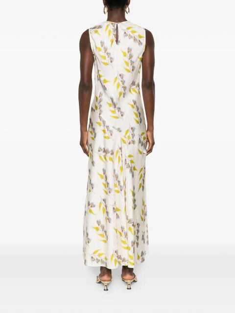 Ulla Johnson Gaea floral sleeveless maxi dress - Neutrals