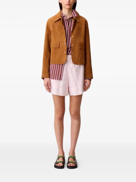 Claudie Pierlot striped drawstring shorts - Pink - zdjęcie produktu nr 2