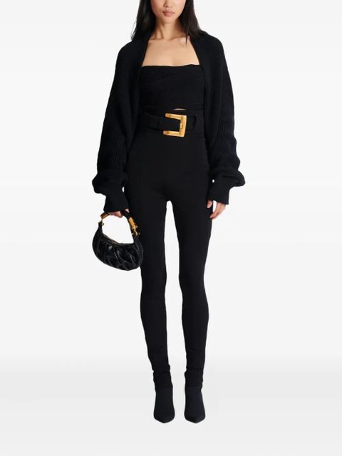 Balmain buckle-embellished trousers - Black - zdjęcie produktu nr 2