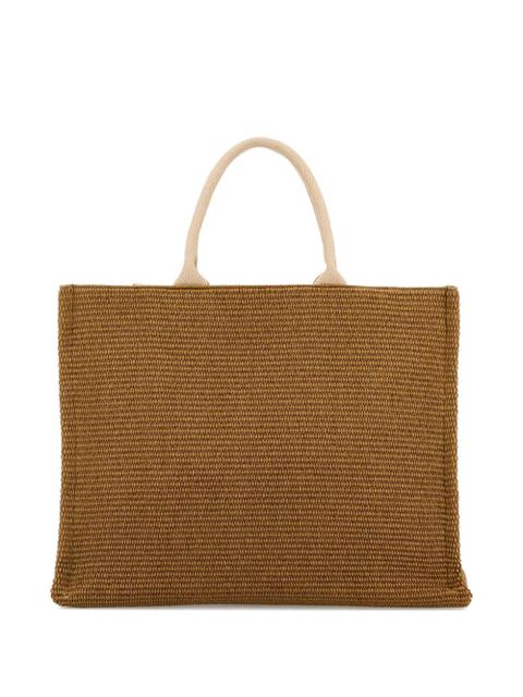 Marni raffia flower tote bag - Brown - zdjęcie produktu nr 2