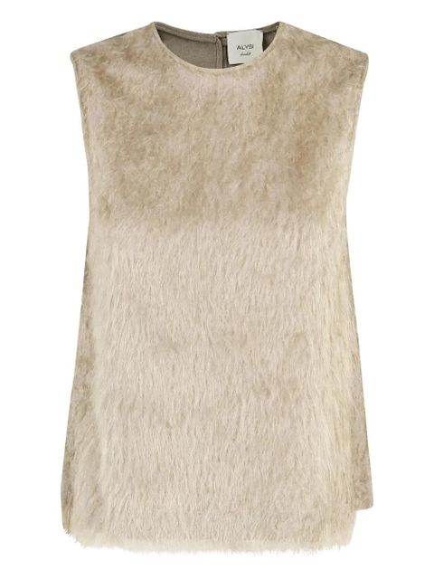 Alysi fringed round-neck top - Neutrals - zdjęcie produktu nr 1