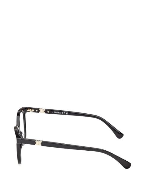 Max Mara Eyewear round-frame glasses - Black