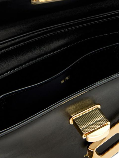 JW Pei top-handle clasp-lock cross body bag - Black