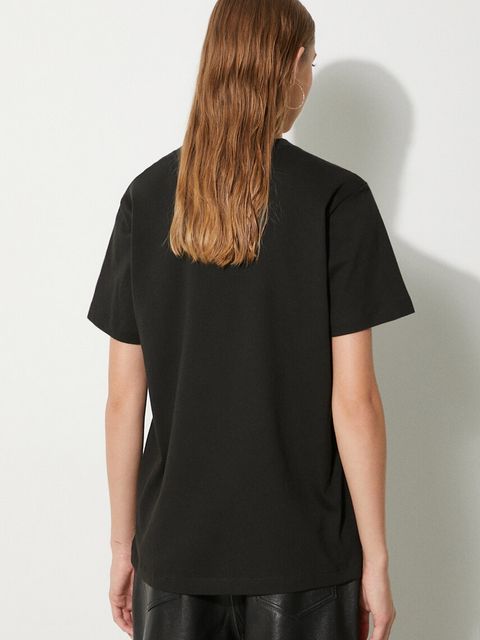 Kenzo t-shirt bawełniany Constellation Emb damski kolor czarny FE62TS1434SG.99J