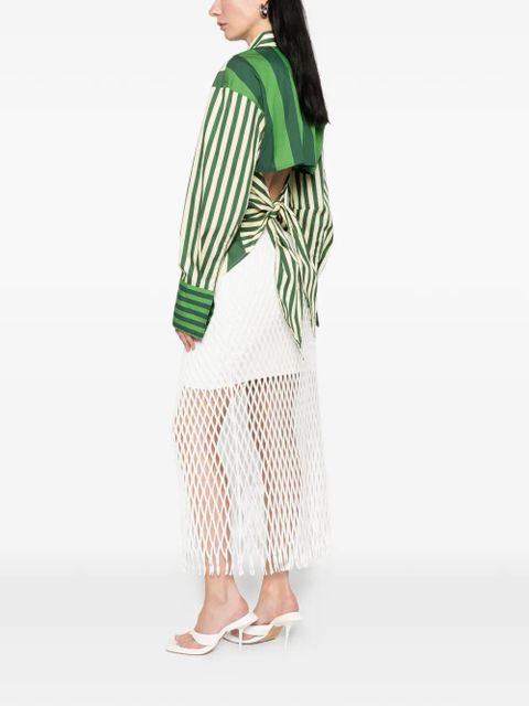 Simon Miller Loch striped button-up shirt - Green - zdjęcie produktu nr 2