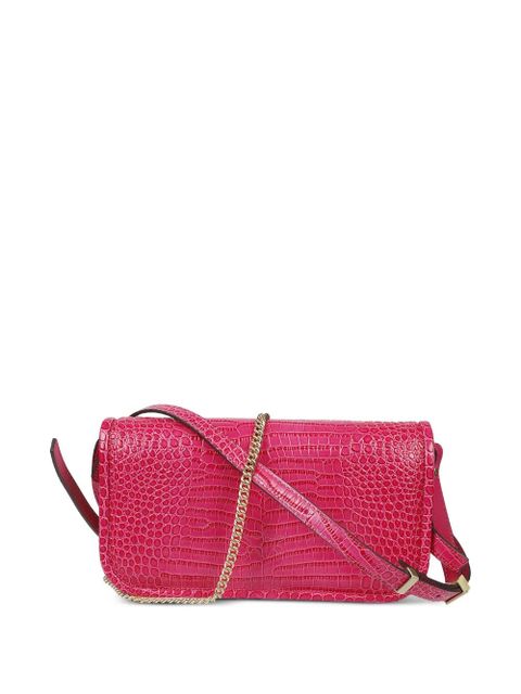 PINKO small Love Box crocodile-effect crossbody bag - zdjęcie produktu nr 2