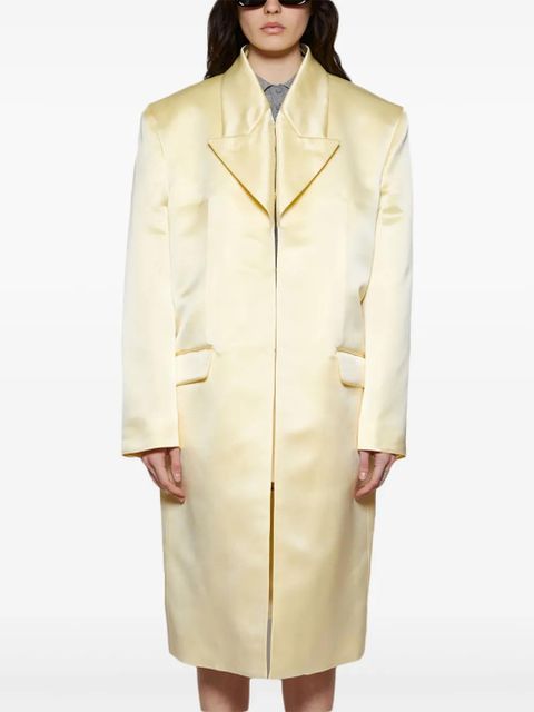 Givenchy silk-satin coat - Yellow