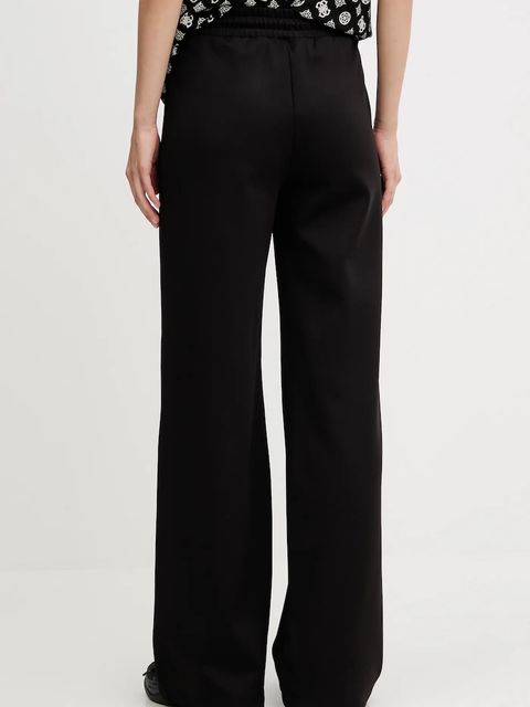 Guess spodnie dresowe CARMEN damskie kolor czarny gładkie V5YB03 KCX22