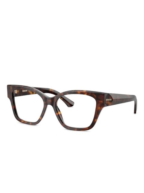 Burberry Eyewear tortoiseshell geometric frames - Brown