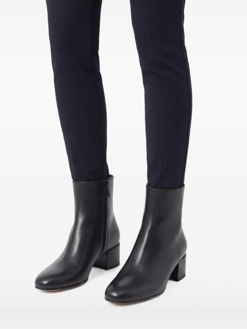 Gianvito Rossi 45mm leather ankle boots - Black