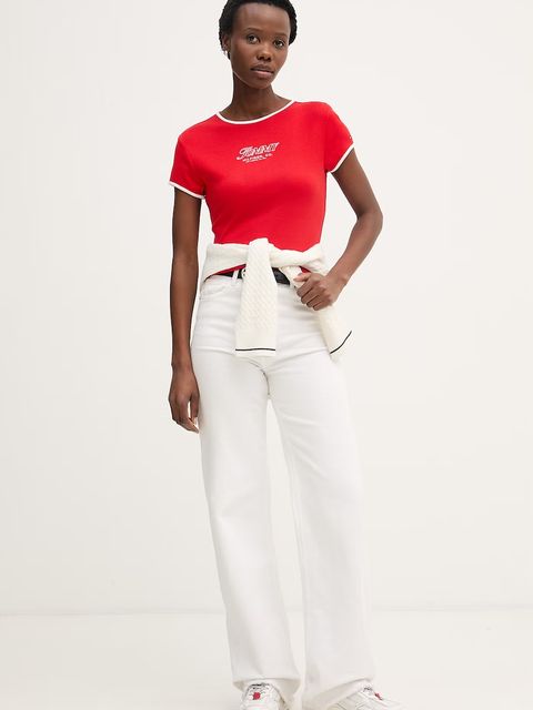 Tommy Hilfiger t-shirt damski bawełniany - zdjęcie produktu nr 1