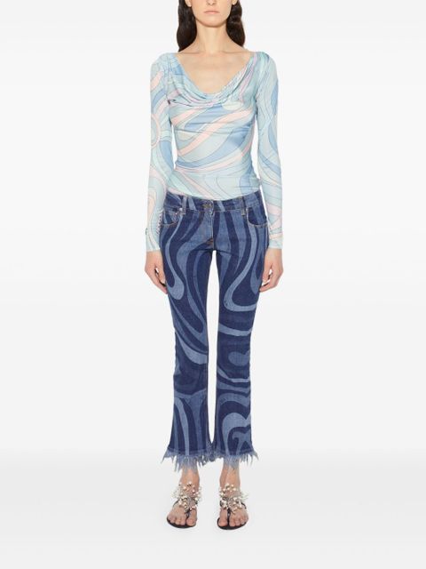 PUCCI Marmo-print jeans - Blue - zdjęcie produktu nr 2