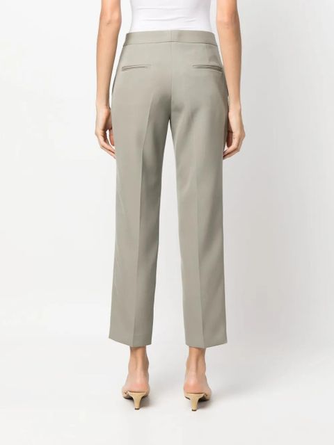 Jil Sander straight-leg wool trousers - Green