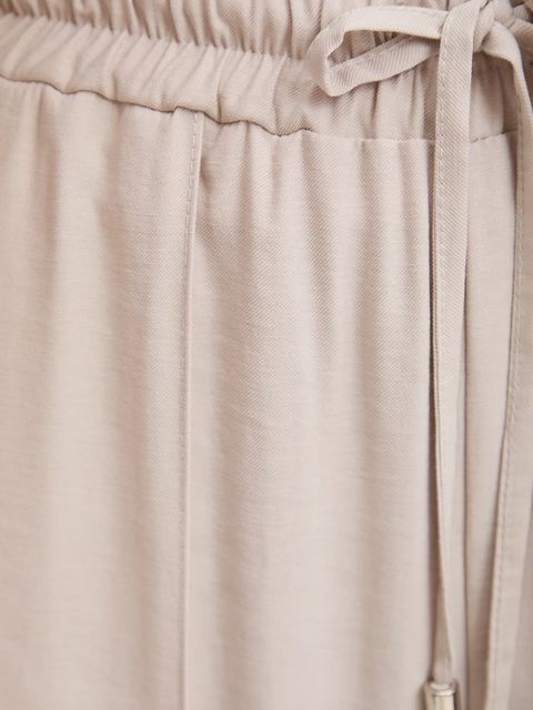 Answear.LAB marynarka i spodnie damski kolor beżowy