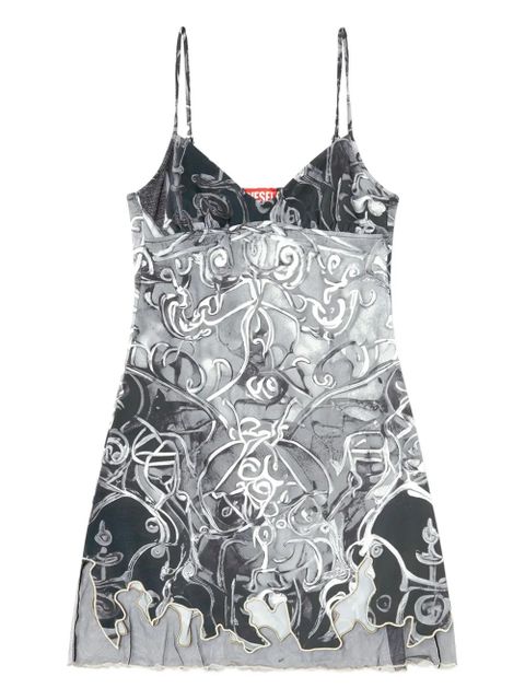 Diesel D-Inlay mini dress - Grey - zdjęcie produktu nr 1