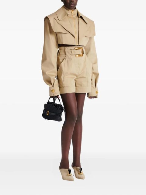 Balmain gabardine zip jacket - Neutrals