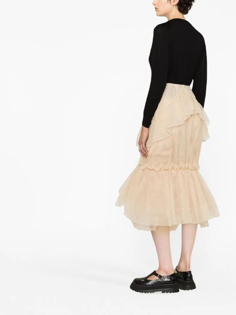 Simone Rocha pearl-embellished cardigan - Black