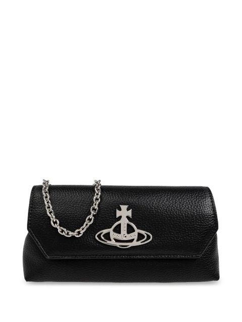 Vivienne Westwood Orb-plaque clutch bag - Black - zdjęcie produktu nr 1