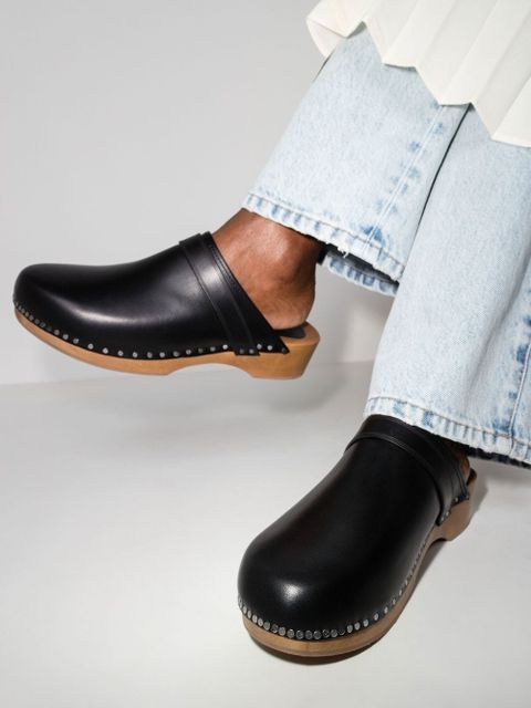 Isabel Marant Thalie round toe clogs - Black