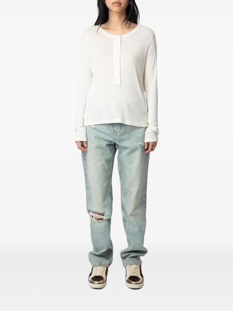 Zadig&Voltaire Blair long sleeves - White - zdjęcie produktu nr 2