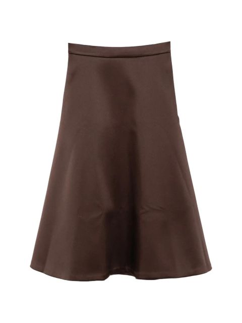 Róhe satin midi skirt - Brown - zdjęcie produktu nr 1