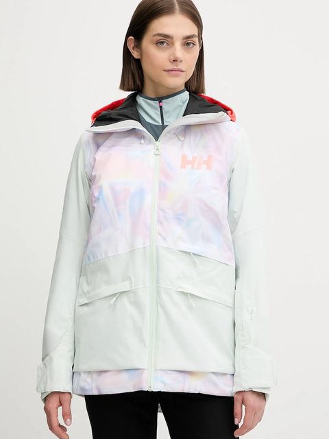 Helly Hansen kurtka narciarska POWCHASER 2.0 kolor zielony 65923