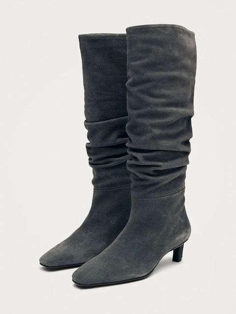 Alohas botki zamszowe Kalila damskie kolor szary na szpilce S101173-01 - zdjęcie produktu nr 2