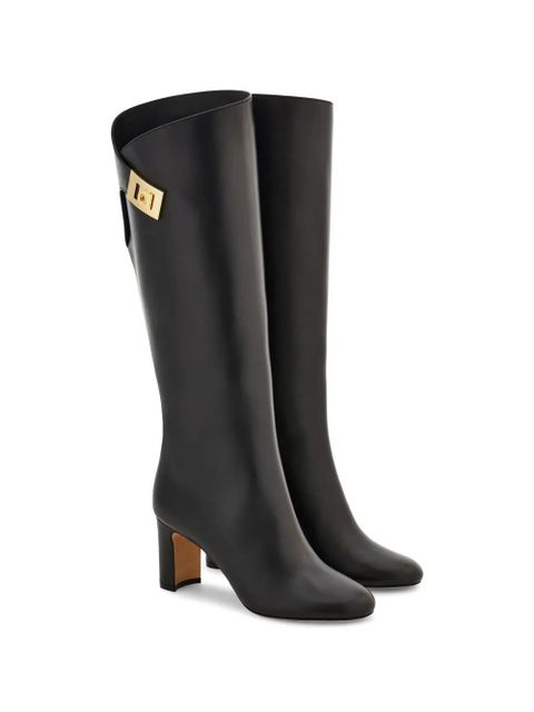 Ferragamo Hug buckle boots - Black - zdjęcie produktu nr 2