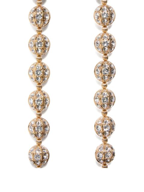 Valentino Garavani crystal-embellished sphere necklace - Gold