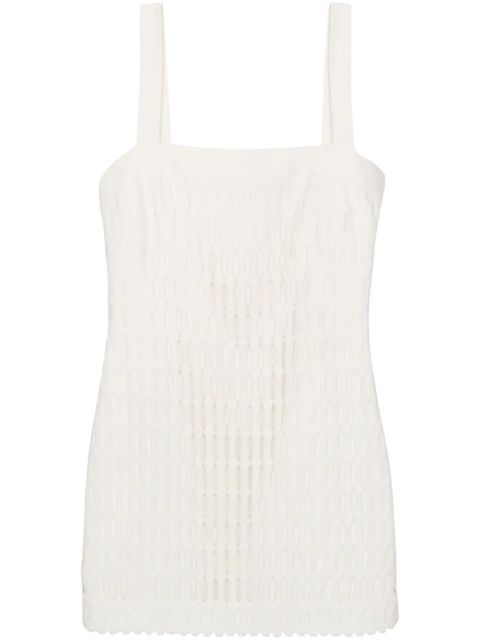 Simkhai Artemis cotton minidress - White - zdjęcie produktu nr 1