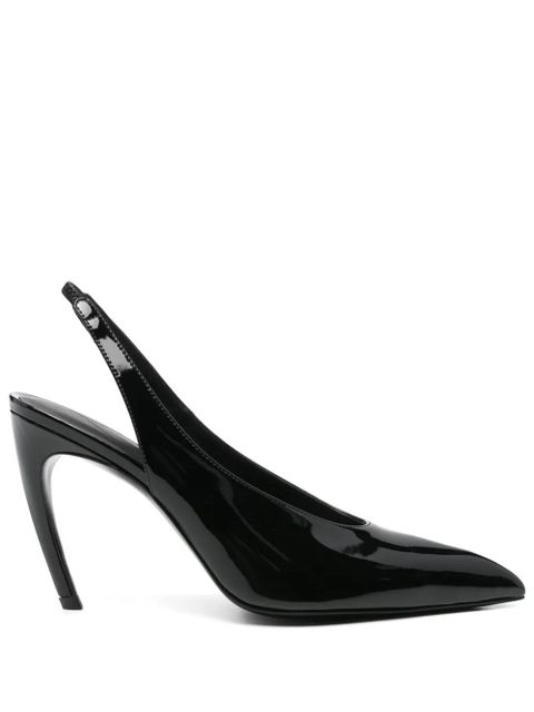 The Attico 110mm leather heeled pumps - Black - zdjęcie produktu nr 1